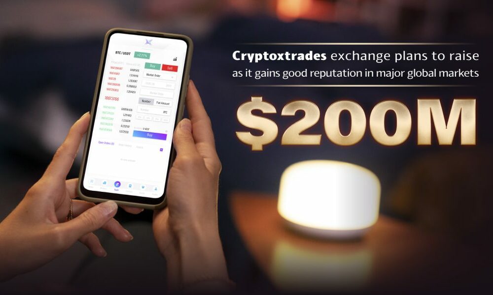 cryptoxtrades-exchange-plans-to-raise-$200-million-amid-strong-global-market-reputation